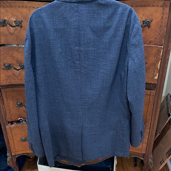 Theory Textured Navy Blazer - Picture 6 of 7